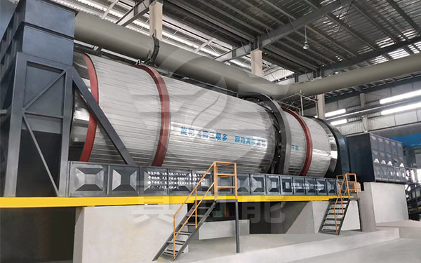 酒糟專用烘干機(jī)現(xiàn)場(chǎng)